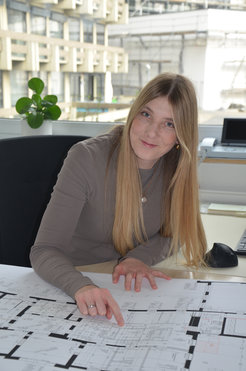 Jennifer Weber is a draughtswoman and works as a plan administrator in our facilty management