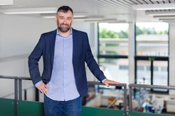 Dr. Pep Cornella in his lab.