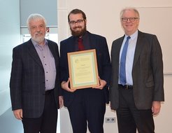 Award ceremony at the Institute: Markus Leutzsch wins the Turck Prize
