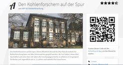 Go to the Actionbound of the Kohlenforschung via this QR-Code.