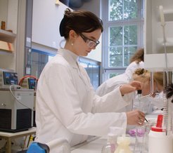 In the teaching laboratory