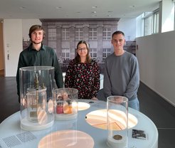 Die JAV besteht aktuell aus Lucas Schulte-Zweckel (links), Jolina Keßler (Mitte, Vorsitzende), Mirko Schertzinger (rechts)