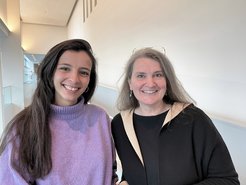 Marian Guillén (left) and Claudia Weidenthaler are Equal Opportunities Officers at our institute.