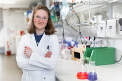 Eliana Bido is apprentice at the institute.