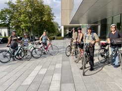 Covering everyday journeys by bike - or an after-work tour with colleagues from the Max Planck Institutes team in the Mülheim city cycling event.