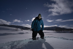 Frank Neese, Director at the Max Planck Institut für Kohlenforschung, used his stay in the far north for a nocturnal excursion into nature - in search of the Aurora borealis.