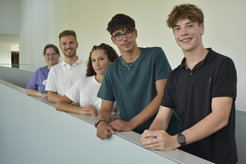Five young people have started their career as apprentices at the institute.